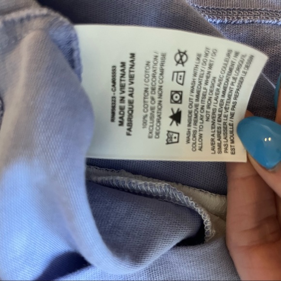 Nike Vintage Pastel Purple Crop Top - Picture 3 of 3